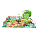 Juguete Dinosaurio Cajas Para Niños Con Mapa Y Árboles