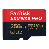 Tarjeta De Memoria Sandisk  Extreme Pro 256gb