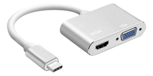 Tipo-c Para Compatível Com Hdmi 4k Vga Usb C 3.0 Hub Adapter