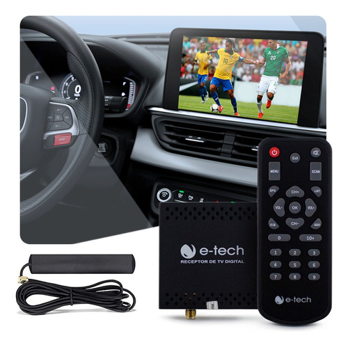 Receptor Tv Digital Versa 2013 Automotivo Antena Controle