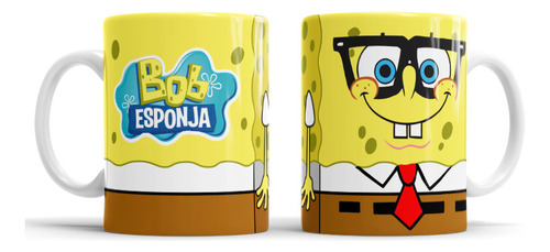 Bob Esponja Taza Ceramica Mug 11oz Varios Modelos A Elegir 