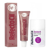 Kit Refectocil 1 Tinta + 1 Oxidante Creme N° 4.1 Vermelho