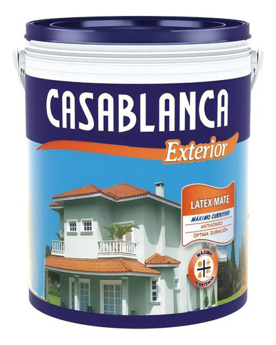 Pintura Casablanca Latex Exterior Antihongo 4lts Pintumm