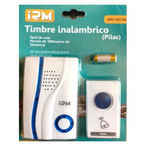 Timbre Inalámbrico Exterior Portátil Puertas Timbre Portero