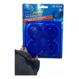 Pack 4 Pastillas Limpiadoras Inodoro Cloro Azul
