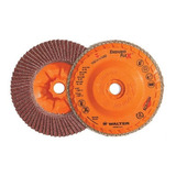 Disco Flap 7'' Grão 120 Enduro-flex Walter Abrasivos Cor Laranja