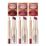 Set De Delineador De Labios Y Lápiz Labial De 6 Piezas