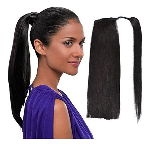 Extensiones De Cabello Humano Para Coleta Con Clip Alrededor