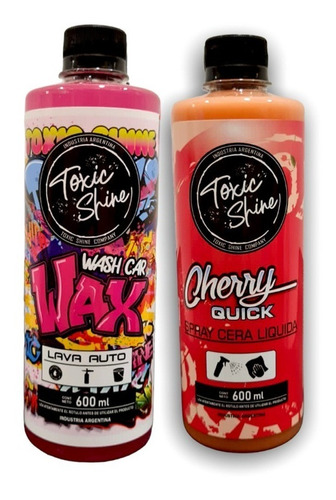 Combo Toxic De Lavado Shampoo Wax + Cera Cherry Quick 