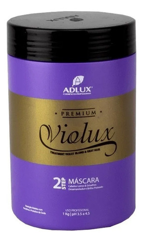  Máscara Capilar Magic Violeta Adlux Perfect Blond Violux Bsk Tom Loiro