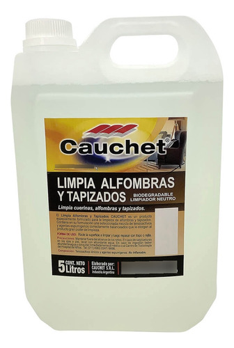 Limpia Alfombra Tapizado Efervescent Baja Esp Profesional 5l