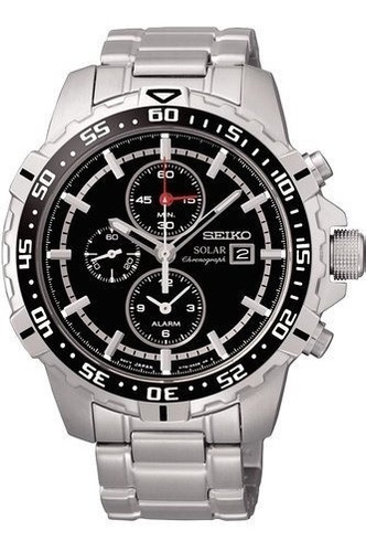 Relógio Seiko  Ssc299 Solar Sport Cronografo  Black