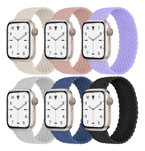 6 Correas Ajustable Para Apple Watch Iwatch Se Ultra 9 8 7 6