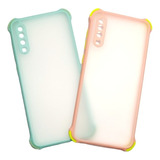 Carcasa Para Samsung A70 Borde Color Antigolpe Protec Camara