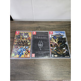 Lote De Games Nintendo Switch Mídia Físicacompleto