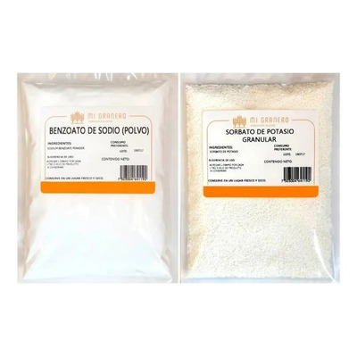 Benzoato De Sodio Y Sorbato De Potasio 250g C\u002Fu Granel | MercadoLibre