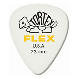 Dunlop Tortex Flex Standard 0.73 Mm Púa De Guitarra Blanca,