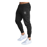 Calça De Moletom Masculina Slim Sport Academia Wooks M10