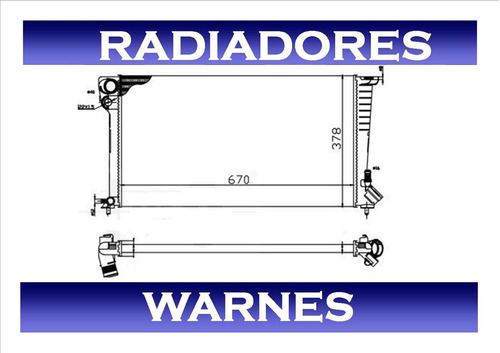 Radiador Peugeot 306/citroen Xsara 2.0 Hdi 2000 A 2003 Foto 3