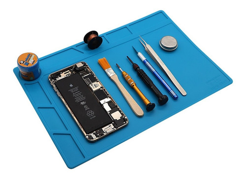 Tapete Tapiz Silicon Reparación Celular Tablet Anticorrosivo