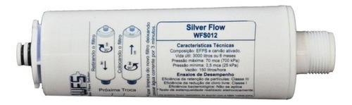 Refil Filtro Wfs012 Compatível Purificador Libell Acqua Flex