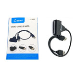 Cabo Conversor Adaptador Usb 2.0 Sata Dual Usb Hdd 