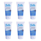 Kit 6 Un Creme Calmante Alfazulen Pós Depilação D. Bella 50g