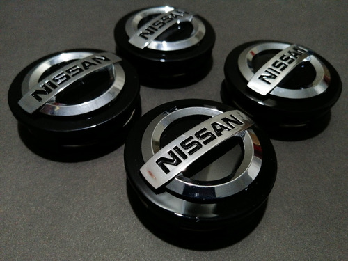 Tapas De Aros Auto Emblema Logo Nissan (juego De 4 Unidades) Foto 3