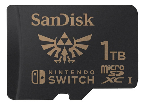 Cartão De Memória Sandisk 1tb Para Nintendo Switch Preto
