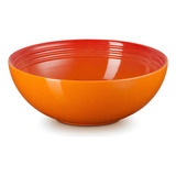 Bowl Le Creuset De Cerâmica 24cm Utensilio Para Cozinha Cor Laranja