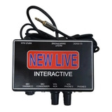 Interface De Audio New Live Interative Cor Preto 110v/220v