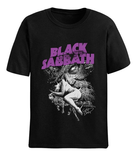 Camiseta Basica Unissex Black Sabbath God Is Dead Rock Roll