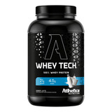 Whey Tech 100% Blend Protein 900g Atlhetica Nutrition Sabor Leite