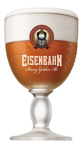 Taça De Cristal Cerveja Eisenbahn Strong Golden Ale 460ml