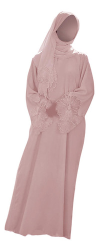 Túnica Musulmana Para Mujer, Vestido Abaya, Bata Kaftan De