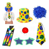 Disfraz Payaso Accesorios Fiesta Halloween Show Clown Pride