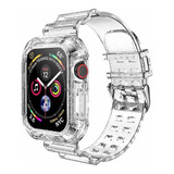 Correa Case Protector Para Apple Watch Tipo Casio Silicona
