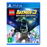 Jogo Lego Batman 3 Beyond Gotham Ps4 Mídia Física Dublado Br