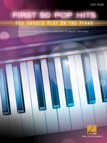 Partitura Piano Facil First 50 Pop Hits Digital Tenelo Ya! Oficial