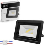 Refletor Super Led 100w Cor Da Luz Branco Quente Holofote Bivolt Ip67 Rfe:6610 Flex Lumi