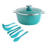 Cacerola De 24cm + Set De Utensillos Combo Oferta!! 