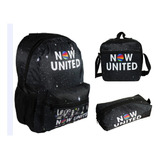 Mochila Banda Now United Bolsa Feminina Juvenil Costas Color