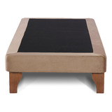 Base Europea Zen  Tela Beige 1 1/2 Pza