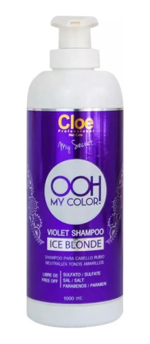 Shampoo Matizador De Rubios Ooh My Color 1000 Ml Cloe