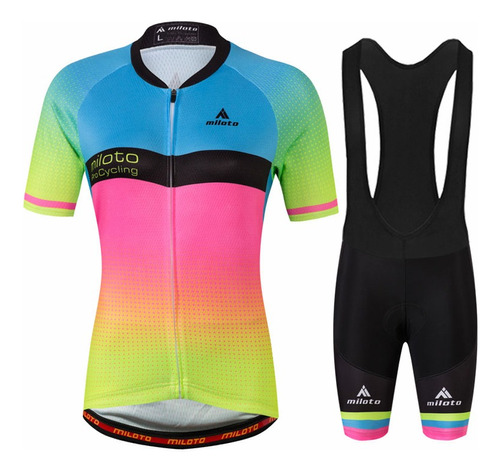 Maillot De Ciclismo De Mujer De Verano De Manga Corta