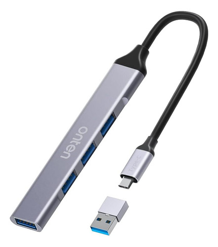 Onten Concentrador Usb. Adaptador Usb C De 4 Puertos