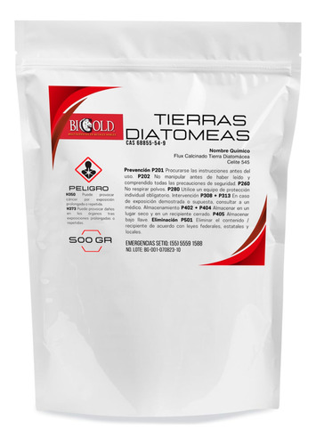 Tierra Diatomeas (ayuda Filtro) Chinches Hormigas 500gr