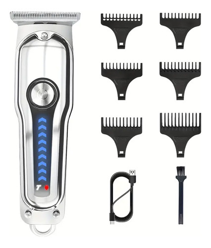 Maquinas Trimmer Kit Usb Eléctrico Para Cortar Cabello Barba