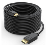 Uvooi 4k Displayport-dp A Hdmi Cable 50 Pies, Display Port A