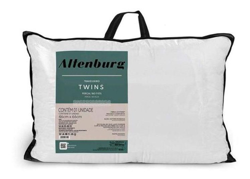 Travesseiro 180 Fios Twins - Altenburg Cor Branco Tamanho Unico